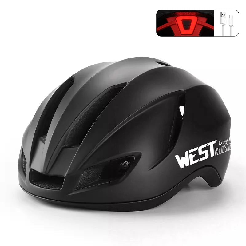 Capacete de Ciclismo WB com Sinalizador em Led